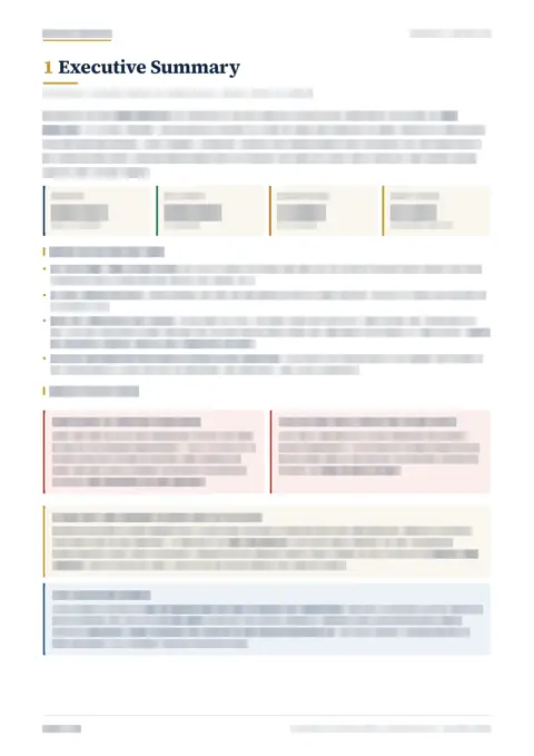 Sample report page