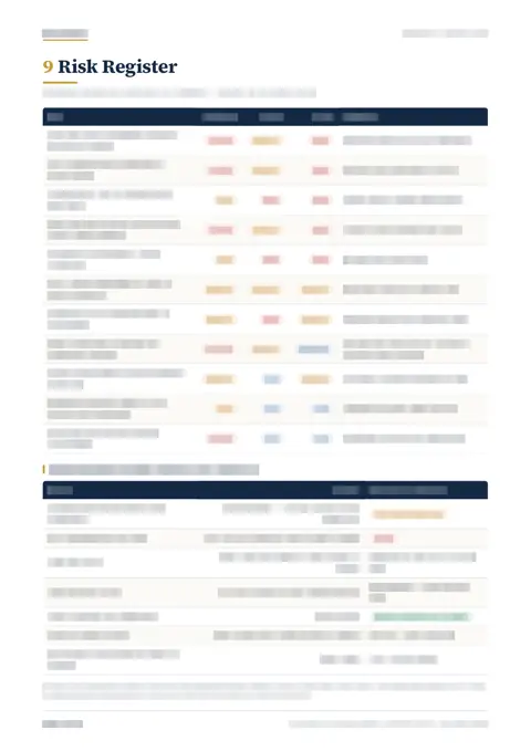 Sample report page