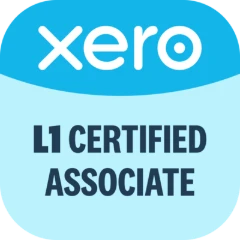 L1 Xero certified associate badge
