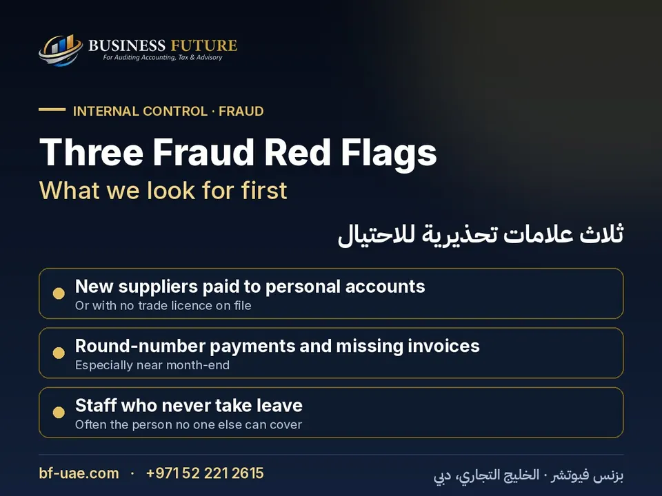 Three Fraud Red Flags